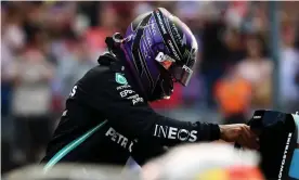  ?? Photograph: Mario Renzi/Formula One/Getty Images ?? Lewis Hamilton insisted Sunday’s race will not be ‘decided on turn one’ after being edged out by Max Verstappen in qualifying.