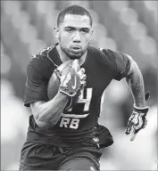  ?? David J. Phillip Associated Press ?? DONNEL PUMPHREY, a 5-foot-8 running back from San Diego State, was selected by the Eagles.