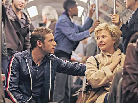  ??  ?? In their element: Annette Bening, as fading Hollywood star Gloria Grahame, is matched every step of the way by Jamie Bell as her young Liverpool lover