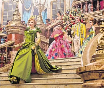  ??  ?? Perfectly evil: Cate Blanchett as the wicked stepmother in Disney’s live-action ‘Cinderella’
