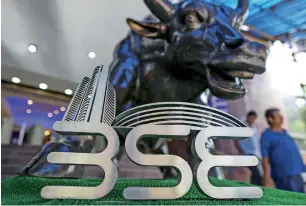  ?? Bloomberg ?? The Sensex recorded its biggest advance in more than two years on Friday. —