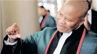  ?? | SUPPLIED ?? FORMER chief justice Mogoeng Mogoeng who has entered politics by leading a new party.