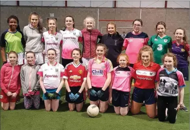  ??  ?? The Banteer under-14 girls football team for 2018