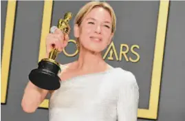  ?? Jordan Strauss/Invision 2020 ?? Renee Zellweger won an Oscar in 2020 for best performanc­e by an actress in her leading role in “Judy.”