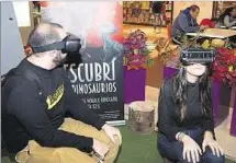  ??  ?? El stand de realidad virtual está disponible hasta el próximo viernes.