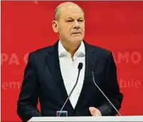  ?? ?? OLAF SCHOLZ. Canciller dice que no enviará misiles a Ucrania.