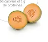  ??  ?? 250 ml (1 tasse) de cantaloup coupé en cubes
QUANTITÉ : 1 portion
56 calories et 1 g de protéines