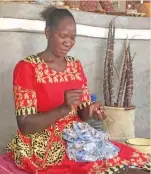  ?? ?? WOMAN AT WORK: Oraetswe Ngandwe