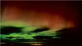  ?? TED S. WARREN/ASSOCIATED PRESS ?? Skygazers in Boston may need to move out of the city lights and cloud cover to see the aurora borealis on Thursday.