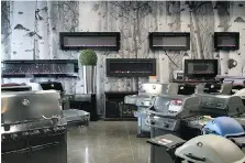  ??  ?? More than just fireplaces: Forest Glade Fireplaces carries a variety of gas appliances, such as barbeques and charcoal grills.