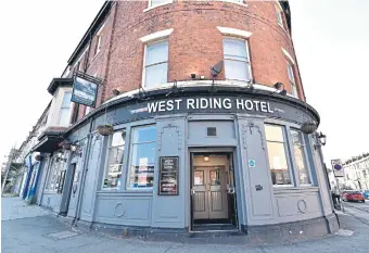  ?? ?? The West Riding Hotel on Castle Road … police withdrew objection to the proposal.