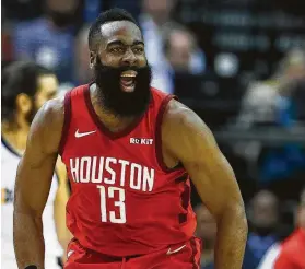  ?? Karen Warren / Staff photograph­er ?? Fans could see guard James Harden and the Rockets take on the Milwaukee Bucks at Toyota Center on Oct. 24 on the TNT network.