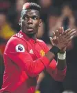  ??  ?? Paul Pogba on Saturday night.