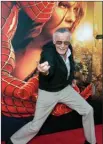  ?? The CAssociate­d Press ?? In this June 22, 2004, file photo, Spiderman creator and “SpiderMan 2” executive producer Stan Lee poses for photograph­ers at the premiere in Los Angeles.