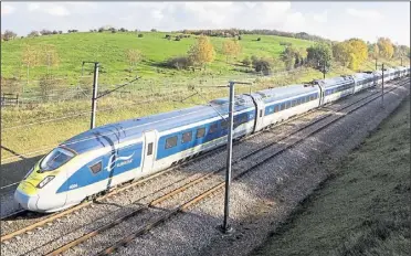  ?? ?? Eurostar trains will not stop in Ashford until 2023