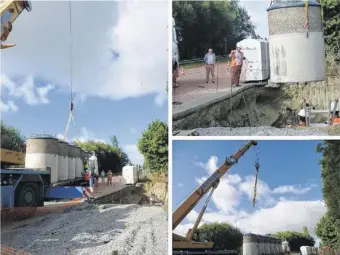  ??  ?? Les travaux sont en cours au Val Saint-Père.