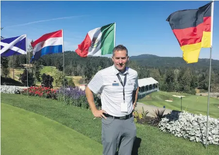  ??  ?? Bear Mountain director of golf, Jordan Ray, says the course is in great shape for the PGA Tour Champions pros.