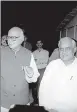 ?? HT ARCHIVE ?? Late prime minister Atal Bihari Vajpyee (right) and LK Advani in New Delhi.