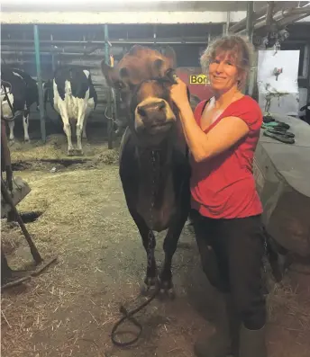  ??  ?? Geneviève Manseau ne se voyait pas faire autre chose qu’être agricultri­ce.