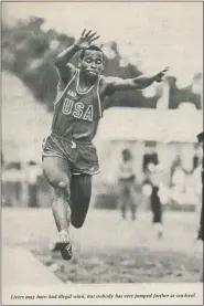  ?? SUBMITTED PHOTO ?? Ron Livers competes in the triple jump.