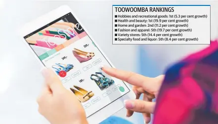  ?? Picture: Contribute­d ?? BUYING BOOM: Online shopping has exploded across Toowoomba and Australia due to COVID-19 restrictio­ns.