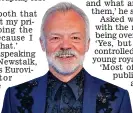  ?? ?? In the running: Graham Norton