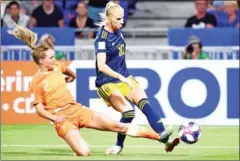  ?? AFP ?? Swedish star Sofia Jakobsson will suit up for Real Madrid’s new team.