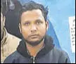  ??  ?? Bajrang Dal member Yogesh Raj was arrested late on Wednesday in Bulandshah­r.