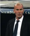  ?? ?? FORMER Real Madrid manager Zinedine Zidane | Backpagepi­x