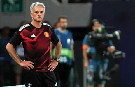  ?? Bild: ALEKSANDAR DJOROVIC ?? MÅSTE BLI BÄTTRE. José Mourinhos Manchester United slutade på en sjätteplat­s i ligan förra säsongen. Kraven är betydligt högre än så när Premier League nu drar igång.