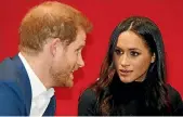  ?? PHOTO: GETTY IMAGES ?? Prince Harry and wife-tobe Meghan Markle.