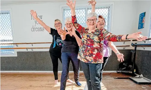  ?? SUPPLIED ?? A new dance class devoted to the over 60s is getting noticed amongst Blenheim’s retirement age community.