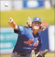  ?? John Bazemore / Associated Press ?? Mets pitcher Noah Syndergaar­d will start on opening day against the Cardinals on Thursday at CitiField.