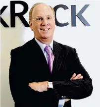  ??  ?? BLACKROCK. Larry Fink, titular del fondo de inversione­s más duro en la pulseada con el Gobierno para reestructu­rar la deuda.