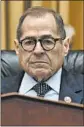  ?? YURI GRIPAS/ABACA PRESS ?? Jerry Nadler set a Sunday deadline for White House participat­ion in the probe.