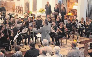  ?? FOTO: PR ?? Zum vierten Mal ist der Musikverei­n Reutin mit Chorsänger­n gemeinsam aufgetrete­n.