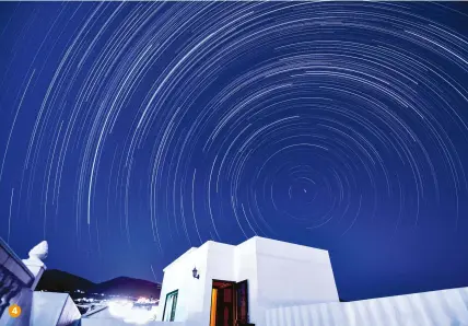  ??  ?? 3 Penmon lighthouse Nikon D5500, 11-16mm, 30 secs, f/3.5, ISO3200 4 Lanzarote star trail 4 Nikon D5500, 11-16mm f/2.8, 2000 shots of 30 secs, f/2.8, ISO400