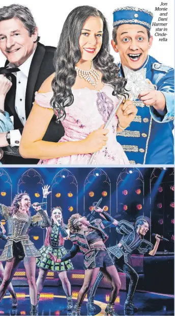  ?? ?? Jon Monie and Dani Harmer star in Cinderella