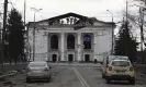  ?? ?? The Donetsk Academic Regional Drama Theatre in Mariupol, after it was bombed in March 2022. Photograph: Alexei Alexandrov/AP