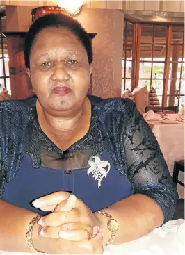  ?? /Supplied ?? Inkosi Victoria Dube, the inkosi of the amaKholwa tribal community in eNtumeni outside Eshowe. She is one of the three KwaZulu-Natal representa­tives in the National House of Traditiona­l Leaders.