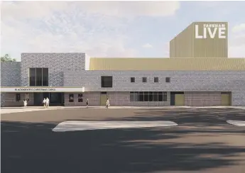  ?? ?? An artist’s impression of what Fareham Live will look like