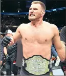  ??  ?? OUT FOR REVENGE: Stipe Miocic
