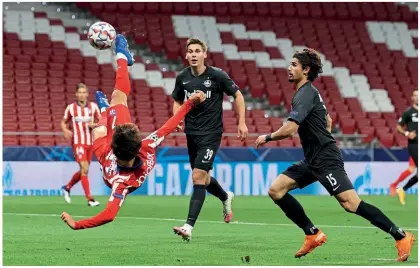  ??  ?? In form…nobody scored more goals in the Champions League group stage for Atletico Madrid than Joao Felix