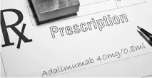  ??  ?? Price of Humira has risen from about $19,000 a year in 2012, to more than $38,000 , per patient, after rebates