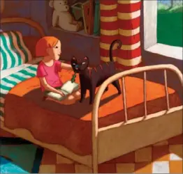  ?? GKIDS Distributi­on ?? BY DAY Dino the cat lives with Zoé, but at night he has adventures in the city.
MOVIE REVIEW