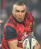  ??  ?? Tough exam: Simon Zebo