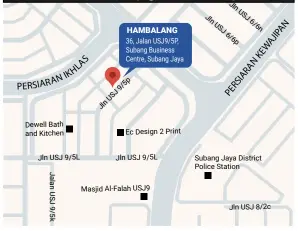  ?? ?? Location of Hambalang @ Kian Kiat Kopitiam