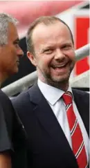  ??  ?? Ed Woodward er Manchester Uniteds administre­rende direktør. Mange mener at han må treffe på den neste permanente manageren – etter flere bom.