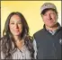  ??  ?? Joanna and Chip Gaines