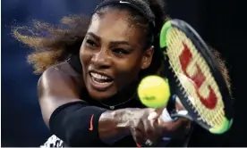  ?? Photograph: Aaron Favila/AP ?? Serena Williams was two months pregnant when she won the Australian Open in 2017.